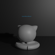 JIgglypuff8.png Igglybuff, jigglypuff, Wigglytuff and Scream tail 3D print model