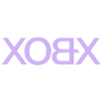 Text.stl XBOX logo Lightbox LED Lamp