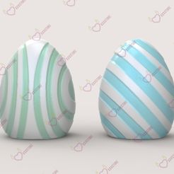 eggxxx14.jpg OBJ file hot easter egg・Template to download and 3D print