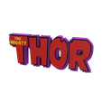 9.png 3D MULTICOLOR LOGO/SIGN - The Mighty Thor (Comic Book)