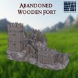 Abandoned-Wooden-Fort-3-p.jpg Verlassene Piratenfestung 28 mm Tabletop Terrain