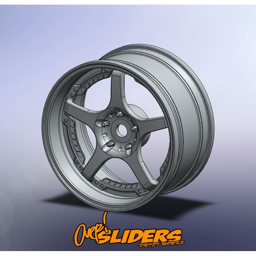 🛞 VOLK SF CHALLENGE RC DRIFT WHEEL・ STL File for 3D printing・Cults