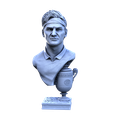 ren7.png Roger Federer bust for 3d printing