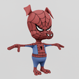 Renders0011.png Piter Porker Spiderham Spiderman Spiderman Spiderverse Textured Lowpoly