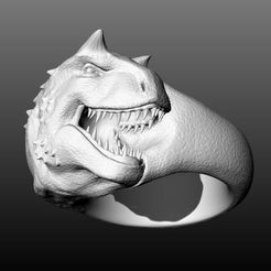 1.jpeg Carnotaurus Dinosaur Ring