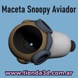 maceta-snoopy-aviador-6.jpg Snoopy Aviator Flowerpot