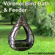 FirstPic2.jpg Voronoi Bird Bath & Feeder #ANYCUBICGARDEN