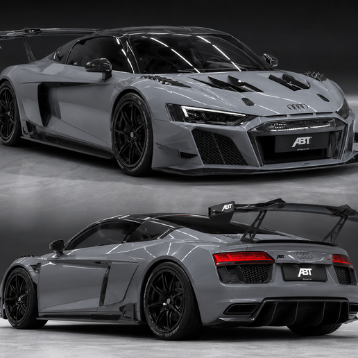 🚗 Audi R8 ABT Inspired 3D Printable Car Model – Premium Home Decor STL ...