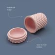 toothbrush holder easy-to-clean bottom STL file Toothbrush holder・3D printing template to download