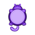 Sleepy Chunky Cat Plant Pot.stl Горшок для растений Sleepy Chunky Cat