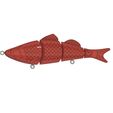 Unbenannt2.jpg STL file Zander/walleye multi jointed swimbait fishing lure・Template to download and 3D print