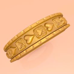 Wedding-Band-Jewellery-Ring-RWJS31.jpg Fichier STL Anneau de mariage Bijoux RWJSP31・Objet imprimable en 3D à télécharger