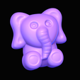 elz.png Jelly Candy Molding Elephant - Gummy Mould