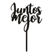 iemprejuntos.png Cake topper pack for lovers 14 february love