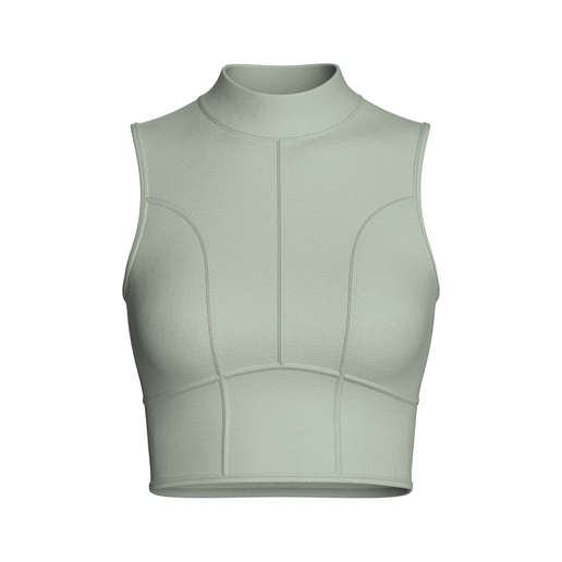 Girls High Neck Contour Crop Top | Marvelous / Clo3d / obj / fbx