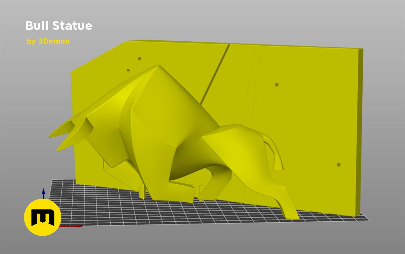 Prusaslicer-dune-bull-2.jpg 3D file Dune Bull Statue・3D printing idea to download, 3D-mon