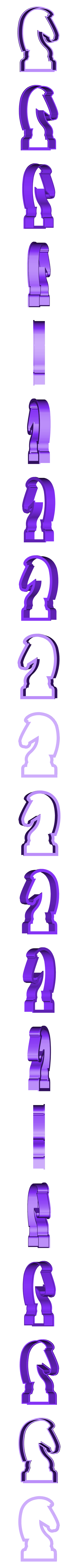 cookie (5).stl Chess Cookie cutter set