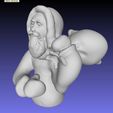 babbo_natale_display_large.jpg STL-Datei bust of Santa Claus kostenlos・3D-Druck-Vorlage zum herunterladen