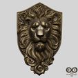 Lion-Head-1.jpg Lion Head STL file for 3d printing or CNC 3D print model