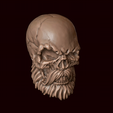 9.png Skull with beard and mustache