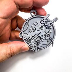 IMG_8590.jpg Free STL file Dragon Ball Keychain・3D printing design to download
