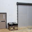 20220822_193008.jpg STL-Datei Industrietor im Maßstab 1/10 für Geschäfte, Garagen und Dioramen・Modell zum Herunterladen und 3D-Drucken