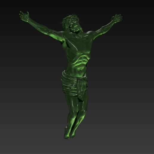 i7.jpg Modelo de impressão 3D do pendente Jesus Cristo