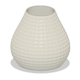 Vase_Karomuster.png Check pattern vase | flower vase | digital file | decoration | dried flowers