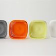 3_XAR46U3JJR.jpg Free STL file Square Catchall Container (small)・Template to download and 3D print