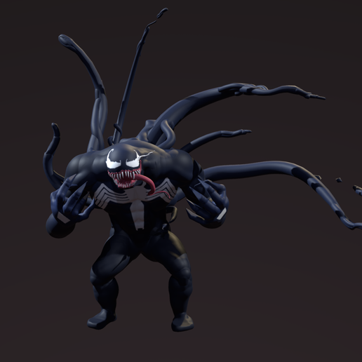 venom from amazing spiderman 3D model