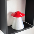 Capture d’écran 2017-02-24 à 18.17.42.png Archivo STL Lámpara UFO・Modelo para descargar y imprimir en 3D
