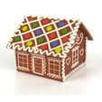 1.jpg Download free STL file Gingerbread house • 3D printable model, CreativeTools