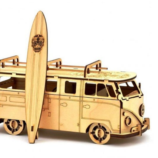 Laser Cut Bus Wooden Layout dxf cdr,file format - Cults3D 3D Model | 3Drop