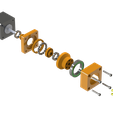 Explode-View.png 3D Printed Nema 17 Strain Wave Gear (Harmonic Drive)