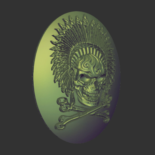 indianskull2.png STL file indian skull・3D printable model to download, daforte