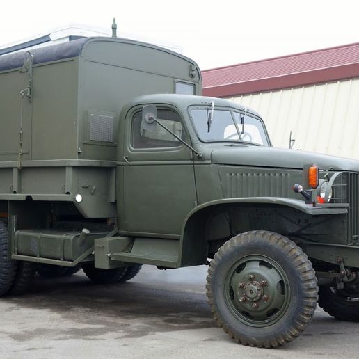 Solido 1/50, Truck US GMC Torpédo Tourelle Cal.30, Ref 6047, WW2, Neuf (2