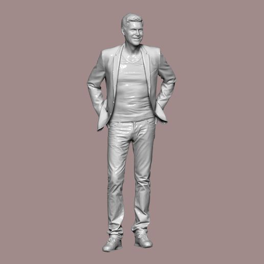 STL file MAN STAND PEOPLE CHARACTER DIORAMA 👨 ・Design to download and ...