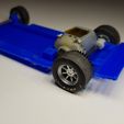 Preview8.jpg Ford Mustang GT500 Eleanor Slot Car Chassis 3D print model
