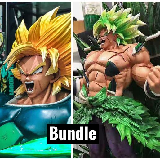 🐉 Broly Bundle・ STL File for 3D printing・Cults