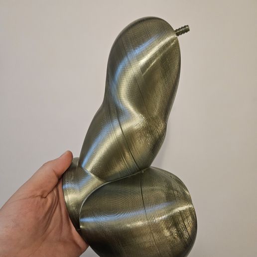 Billy Big Balls Cock Pump (Extra Large Penis Pumping Cylinder) STL File  for 3D printingCults