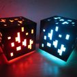 IMG_7824.JPG Minecraft Inspired Ore Cube LED Lamp, USB+Remote OR Batteries