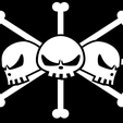 bb_pirates.PNG One piece Jolly roger topper for twist lock trick box by 3d-printy