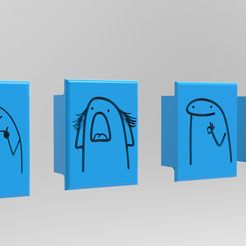untitled.97.jpg STL file Flork stamps memes・3D printing model to download