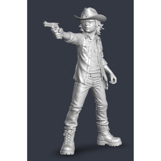 🔫 Carl - Determined Young Survivor Walking Dead (32 mm - Zombicide compatible)