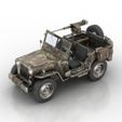 jeep.jpg Fichier STL gratuit Willys MB Jeep blindée blindée・Design pour impression 3D à télécharger, filamentone