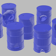 Fass-demoloiert-Set.png 7 Variants - Dented and demolished barrels | 7 Variants - Damaged Barrels