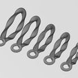wf1.jpg Modelo de impressão 3D de alça dupla torcida de secção oval com laço