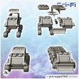 2.jpg Futuristic transport vehicle set with variants and trailer (10) - Future Sci-Fi SF Post apocalyptic Tabletop Scifi Wargaming Planetary exploration RPG Terrain