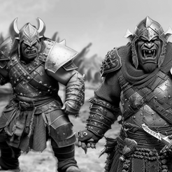 art.png Файл 3D Бронированные людоеды・Шаблон для 3D-печати для загрузки