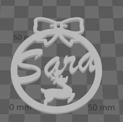 sara.png personalized christmas spheres